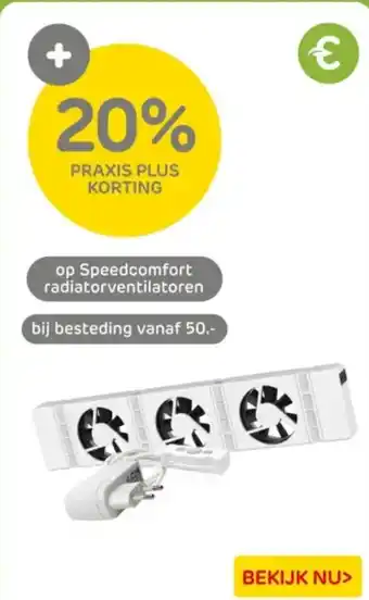 Praxis Op speedcomfort radiatorventilatoren aanbieding