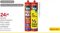 Praxis Bison Montagekit Poly Max High Tack Express aanbieding
