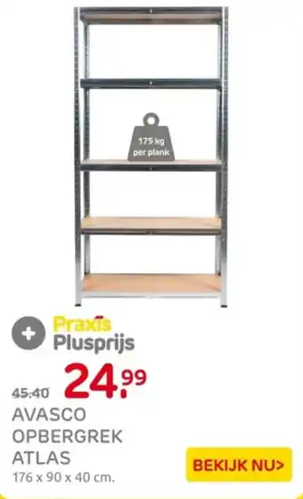 Praxis Avasco Opbergrek Atlas aanbieding