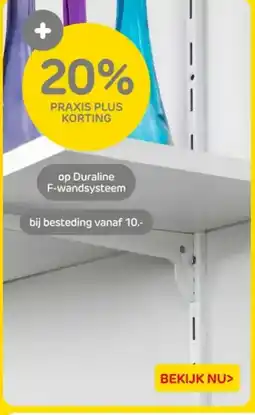 Praxis Op Duraline f-wandsysteem aanbieding