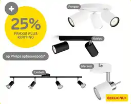 Praxis Op Philips opbouwspots aanbieding