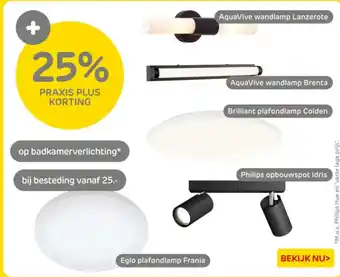Praxis Op Badkamerverlichting aanbieding