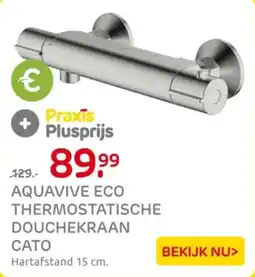 Praxis Aquavive Eco Thermostatische Douchekraan Cato aanbieding