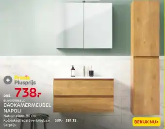 Praxis Badkamermeubel Napoli aanbieding