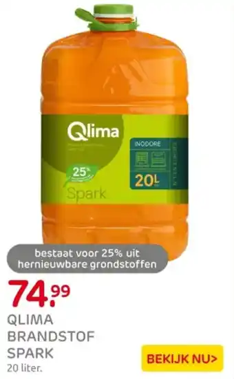 Praxis Qlima Brandstof Spark aanbieding
