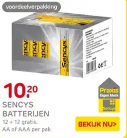 Praxis Sencys Batterijen aanbieding