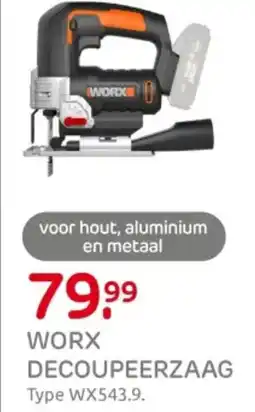 Praxis Worx Decoupeerzaag aanbieding