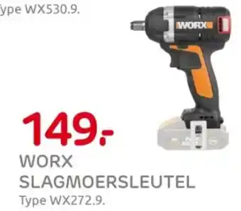 Praxis Worx Slagmoersleutel aanbieding