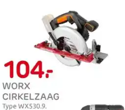 Praxis Worx Cirkelzaag aanbieding