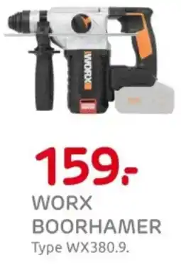 Praxis Worx Boorhamer aanbieding