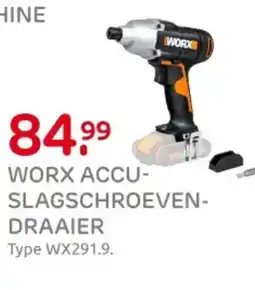 Praxis Worx Accu- Slagschroeven- Draaier aanbieding