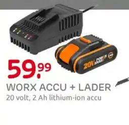 Praxis Worx Accu + Lader aanbieding