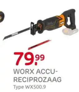 Praxis Worx Accu- Reciprozaag aanbieding