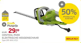 Praxis Central Park Elektrische Heggenschaar aanbieding