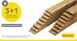 Praxis Op houten tuinplanken aanbieding