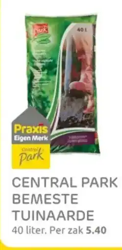 Praxis Central Park Bemeste Tuinaarde aanbieding
