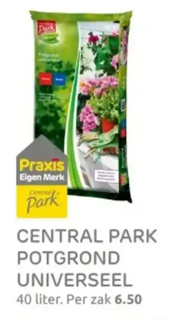 Praxis Central Park Potgrond Universeel aanbieding