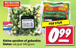 Nettorama Kleine spruiten of gekookte bieten aanbieding