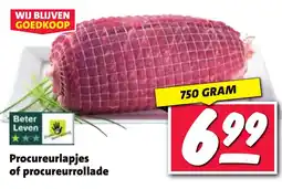 Nettorama Procureurlapjes of procureurrollade aanbieding