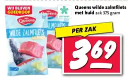 Nettorama Queens wilde zalmfilets met huid aanbieding
