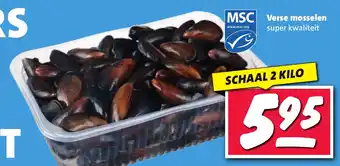 Nettorama Verse mosselen super kwaliteit aanbieding