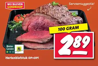 Nettorama Hertenbiefstuk aanbieding