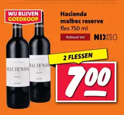 Nettorama Hacienda malbec reserve aanbieding