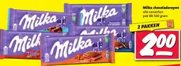 Nettorama Milka chocoladerepen aanbieding