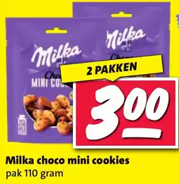 Nettorama Milka choco mini cookies aanbieding