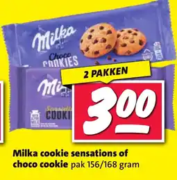 Nettorama Milka cookie sensations of choco cookie aanbieding