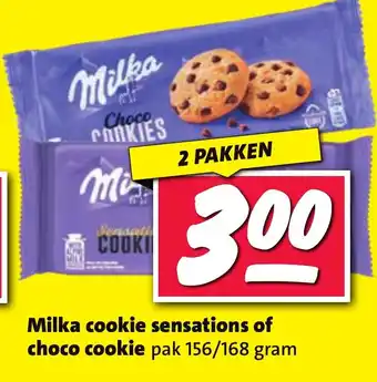 Nettorama Milka cookie sensations of choco cookie aanbieding
