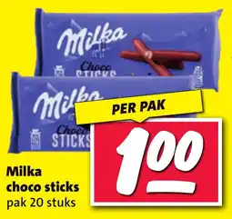 Nettorama Milka choco sticks aanbieding