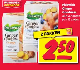 Nettorama Pickwick Ginger Goodness aanbieding