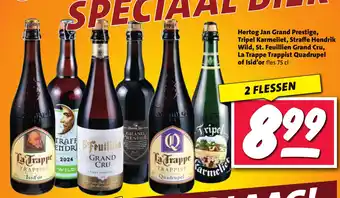 Nettorama Hertog Jan Grand Prestige, Tripel Karmeliet, Straffe Hendrik Wild, St. Feuillien Grand Cru aanbieding