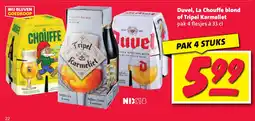 Nettorama Duvel, La Chouffe blond of Tripel Karmeliet aanbieding