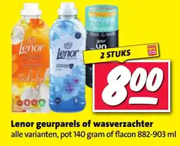 Nettorama Lenor geurparels of wasverzachter aanbieding