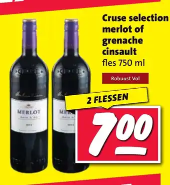 Nettorama Cruse selection merlot of grenache cinsault aanbieding