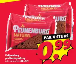 Nettorama Peijnenburg portieverpakking aanbieding