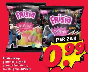 Nettorama Frisia snoep graffiti mix, gorilla gums of fruit fiesta aanbieding