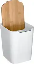 Amazon Vijf liter witte polypropyleen afvalbak 18,3x22,4x h24,4 cm aanbieding