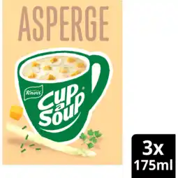 Jumbo Unox Cup-a-Soup Asperge 3 x 175ml aanbieding