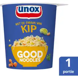 Jumbo Unox Good Noodles Cup Kip 65 g aanbieding