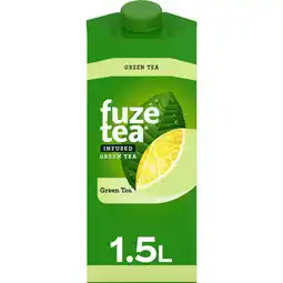 Jumbo Fuze Tea Green Iced Tea 1,5 L aanbieding