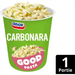 Jumbo Unox Good Pasta Carbonara 71 g aanbieding