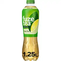 Jumbo Fuze Tea Green Iced Tea 1,25 L aanbieding