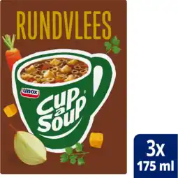 Jumbo Unox Cup-a-Soup Rundvlees 3 x 175 ml aanbieding