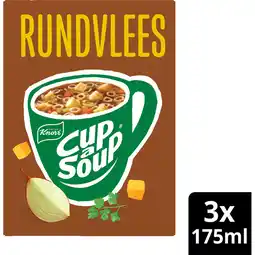 Jumbo Unox Cup-a-Soup Rundvlees 3 x 175 ml aanbieding