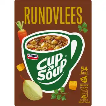 Jumbo Unox Cup-a-Soup Rundvlees 3 x 175 ml aanbieding