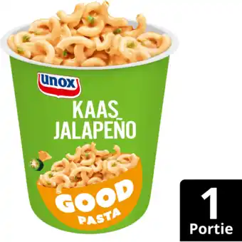 Jumbo Unox Good Pasta Kaas Jalapeño 62 g aanbieding