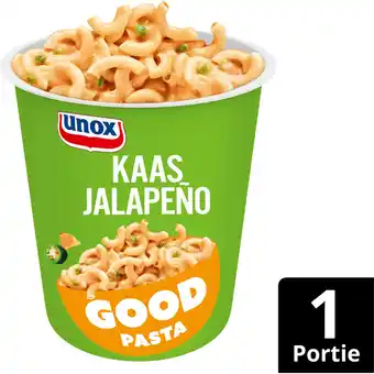 Jumbo Unox Good Pasta Kaas Jalapeño 62 g aanbieding